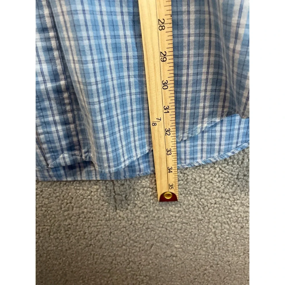 Ralph‎ Lauren Shirt Men's Size Large Multicolor Plaid Short Sleeve Button